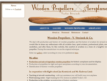 Tablet Screenshot of historicpropellers.com